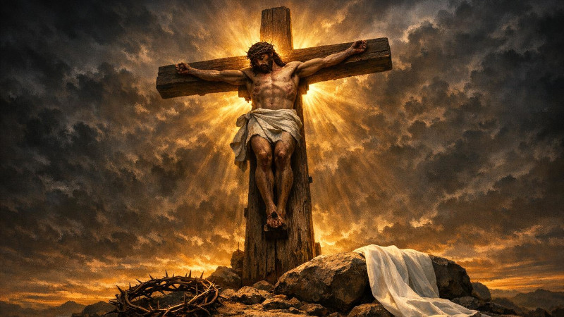 Jesús en la Cruz